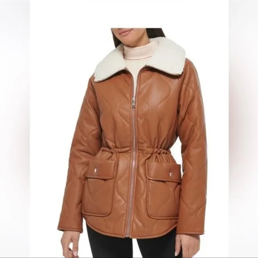 Kenneth Cole New York jacket COGNAC, Size Large - Picture 1 of 1